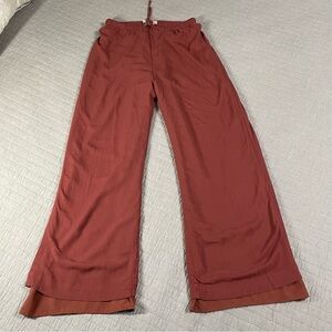 Abercrombie & Fitch Size S Pull On Wide Leg Pants Lined Drawstring Boho Beach